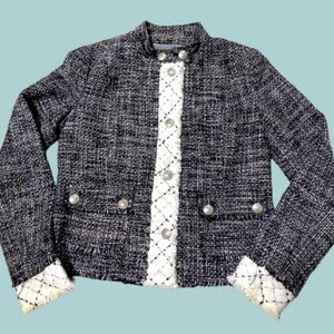 Johnston and Murphy Women's Tweed Fall Blazer Medium